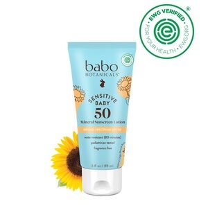 Sensitive Baby Mineral Sunscreen Lotion SPF 50 - Blue